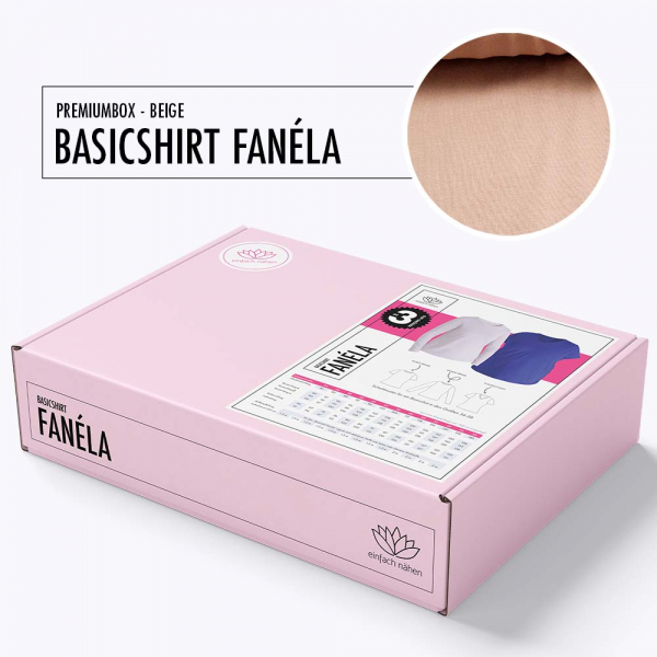 Premiumbox „Basicshirt Fanéla“ beige