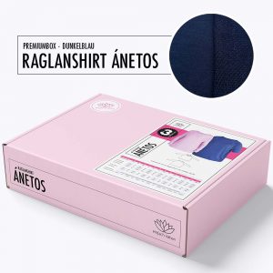 Premiumbox „Raglanshirt Ánetos“ dunkelblau