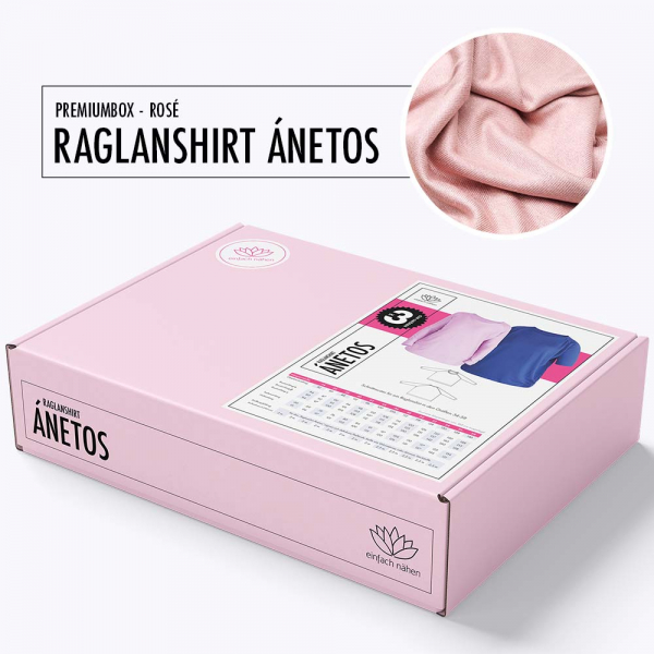 Premiumbox „Raglanshirt Ánetos“ rosé